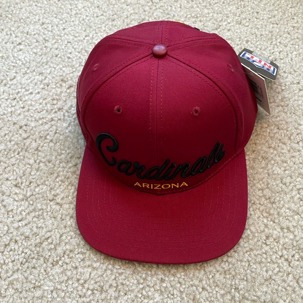 Arizona Cardinals Pro Standard Script Wordmark Snapback Hat men NWT